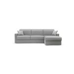 Canap d'angle convertible et rversible tissu dhoussable aubin