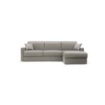 Canap d'angle convertible et rversible tissu dhoussable aubin
