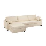 Canapé d'angle convertible et réversible tissu déhoussable oslo Canapé d'angle convertible et réversible tissu déhoussable oslo