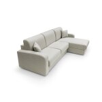 Canap d'angle convertible et rversible tissu recycl dhoussable alize