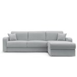 Canap d'angle convertible et rversible tissu recycl dhoussable alize