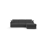 Canap d'angle convertible et rversible tissu recycl dhoussable arthur