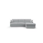 Canap d'angle convertible et rversible tissu recycl dhoussable arthur