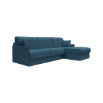 Canap d'angle convertible et rversible tissu recycl dhoussable arthur
