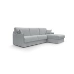 Canap d'angle convertible et rversible tissu recycl dhoussable arthur