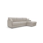 Canap d'angle convertible et rversible tissu recycl dhoussable arthur