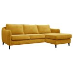 Canap d'angle convertible velours prince