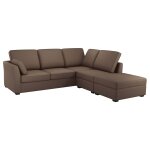 Canap d'angle rversible tissu coton dhoussable marbella