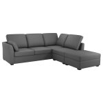 Canap d'angle rversible tissu coton dhoussable marbella