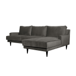 Canap d'angle tissu velours oscar