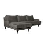 Canap� d'angle tissu velours oscar