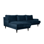 Canap d'angle tissu velours oscar