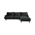 Canap d'angle tissu velours oscar