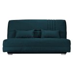 Canap clic - clac tissu matelas 17 cm genay camif