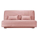 Canapé clic - clac tissu matelas 17 cm genay Canapé clic - clac tissu matelas 17 cm genay