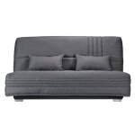 Canap clic - clac tissu matelas 17 cm genay