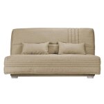 Canap clic - clac tissu matelas 17 cm genay camif