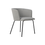 Chaise avec accoudoirs tissu pieds métal marion Chaise avec accoudoirs tissu pieds métal marion