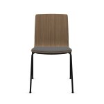 Chaise de bureau en bois avec assise capitonn�e, com k22h