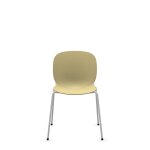 Chaise empilable coque polypropilne et pieds mtal noor 6050 profim
