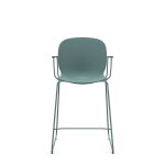 Chaise haute empilable avec accoudoirs et pieds luge acier noor 6090 profim Chaise haute empilable avec accoudoirs et pieds luge acier noor 6090 profim