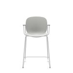 Chaise haute empilable avec accoudoirs et pieds luge acier noor 6090 profim Chaise haute empilable avec accoudoirs et pieds luge acier noor 6090 profim
