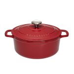 Cocotte en fonte ronde 28 cm rubis - sublime chasseur Cocotte en fonte ronde 28 cm rubis - sublime chasseur