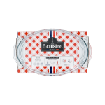 Cocotte ovale avec couvercle 4l