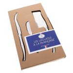 Coffret de 3 couteaux  fromages laguiole inox