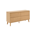 Commode 4 tiroirs bois atia camif