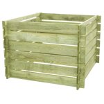Composteur 630 l en bois ezio ekju