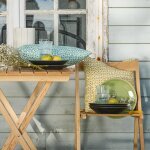 Coussin coton entre ville et champs