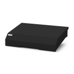 Couvercle plancha exclusive vintage 75 en acier noir le marquier