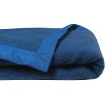 Couverture laine woolmark champagny ourson