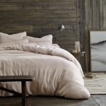 Housse de couette gaze de coton cosy blanc des vosges Housse de couette gaze de coton cosy blanc des vosges