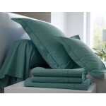 Drap housse satin blanc des vosges