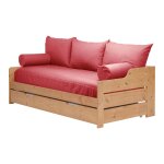 Ensemble housse et coussins pour lit gigogne recycl heva camif