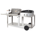 Ensemble plancha, barbecue et chariot mendy - alde baia en inox Ensemble plancha, barbecue et chariot mendy - alde baia en inox