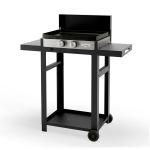 Ensemble plancha et chariot la plancha franaise gaz acier inox