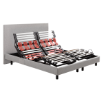 Ensemble sommier �lectrique et t�te de lit escapade