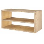 Etagre bois massif 2 cases horizontales elio