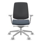 Fauteuil de bureau base grise et dossier r�sille light up 250sl