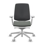 Fauteuil de bureau base grise et dossier r�sille light up 250sl