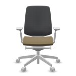 Fauteuil de bureau base grise et dossier r�sille light up 250sl