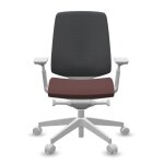 Fauteuil de bureau base grise et dossier r�sille light up 250sl