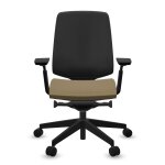Fauteuil de bureau base noire et dossier r�sille light up 250sl