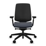 Fauteuil de bureau base noire et dossier r�sille light up 250sl