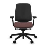 Fauteuil de bureau base noire et dossier r�sille light up 250sl
