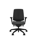 Fauteuil de bureau base noire et dossier rsille light up 250sl