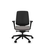 Fauteuil de bureau base noire et dossier rsille light up 250sl profim